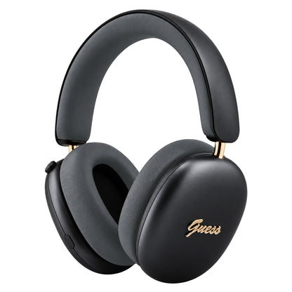 Kit mains libres Bluetooth Guess Metal Script Logo, A2DP, Noir