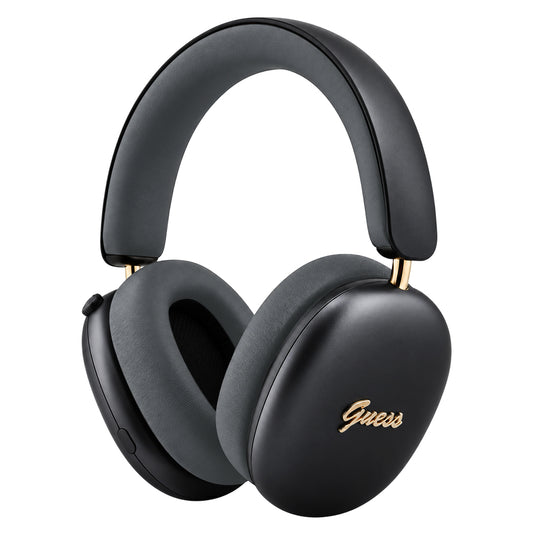 Kit mains libres Bluetooth Guess Metal Script Logo, A2DP, Noir