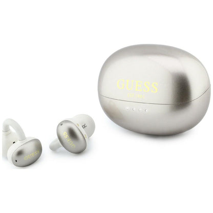 Casque Bluetooth mains libres Guess Finition Métallique Parties Électroplacées Classique, TWS, Or
