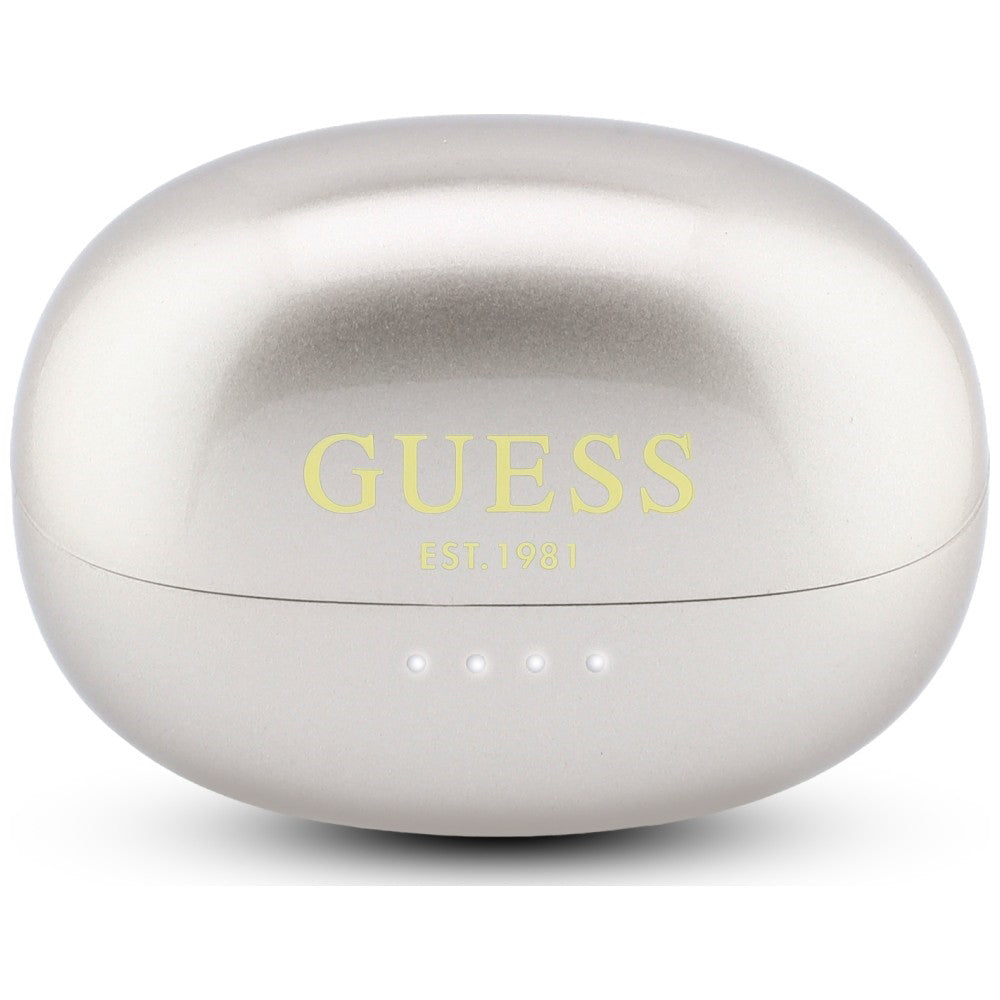 Casque Bluetooth mains libres Guess Finition Métallique Parties Électroplacées Classique, TWS, Or