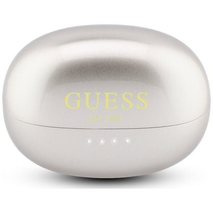 Casque Bluetooth mains libres Guess Finition Métallique Parties Électroplacées Classique, TWS, Or