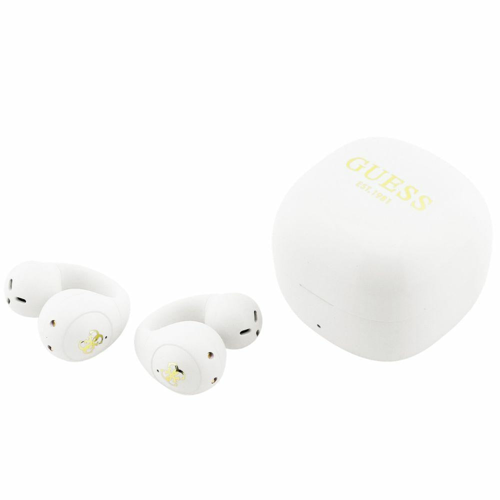 Kit mains libres Bluetooth Guess Mini Classic, TWS, Blanc