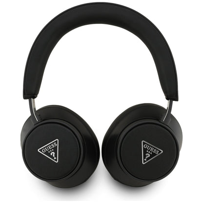 Kit mains libres Bluetooth Guess Saffiano Triangle Logo, A2DP, Noir