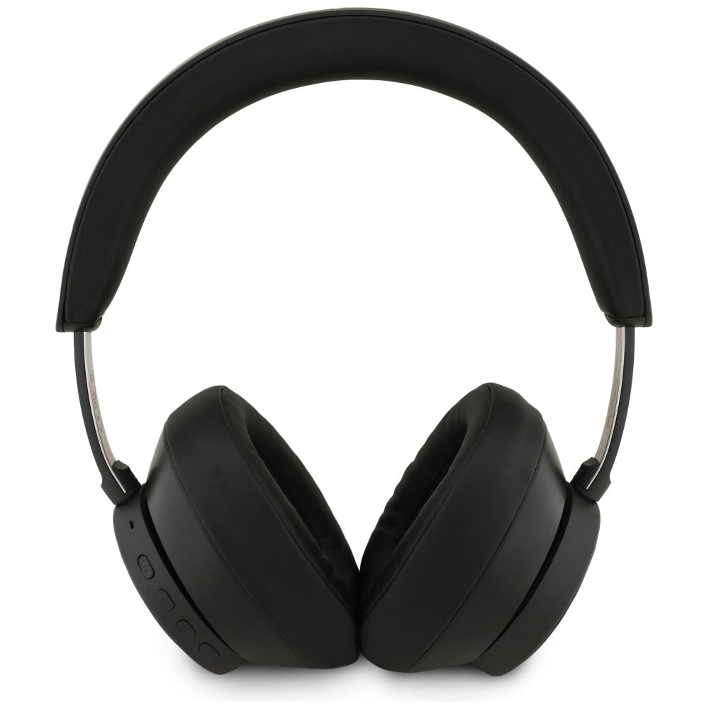 Kit mains libres Bluetooth Guess Saffiano Triangle Logo, A2DP, Noir