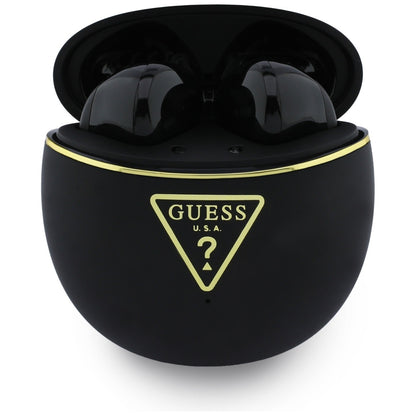 Écouteurs Bluetooth Guess Script Print, TWS, Noir