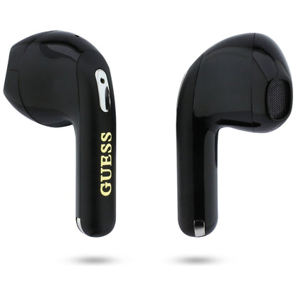 Écouteurs Bluetooth Guess Script Print, TWS, Noir
