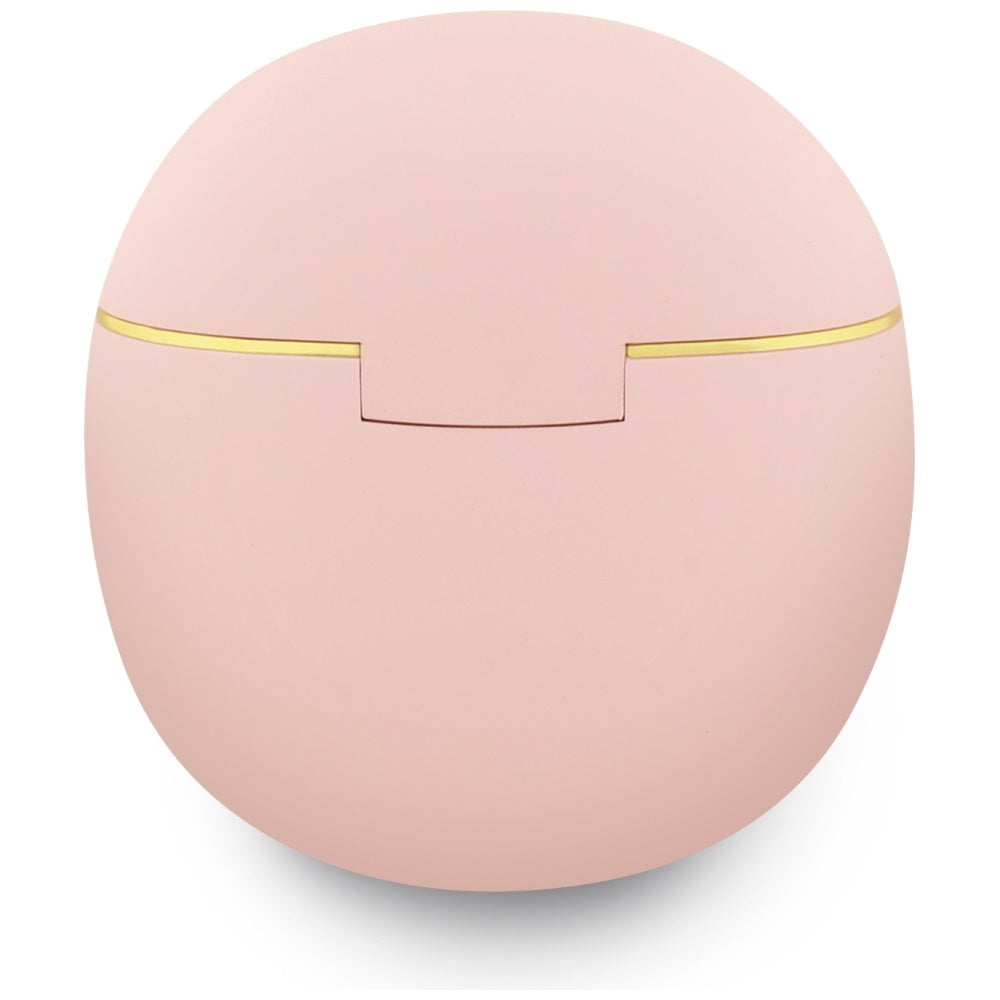 Écouteurs Bluetooth Guess Script Print, TWS, Rose