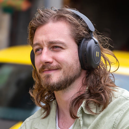 Kit mains libres Bluetooth HAVIT H655BT Pro, Multipoint, A2DP, ANC, Noir