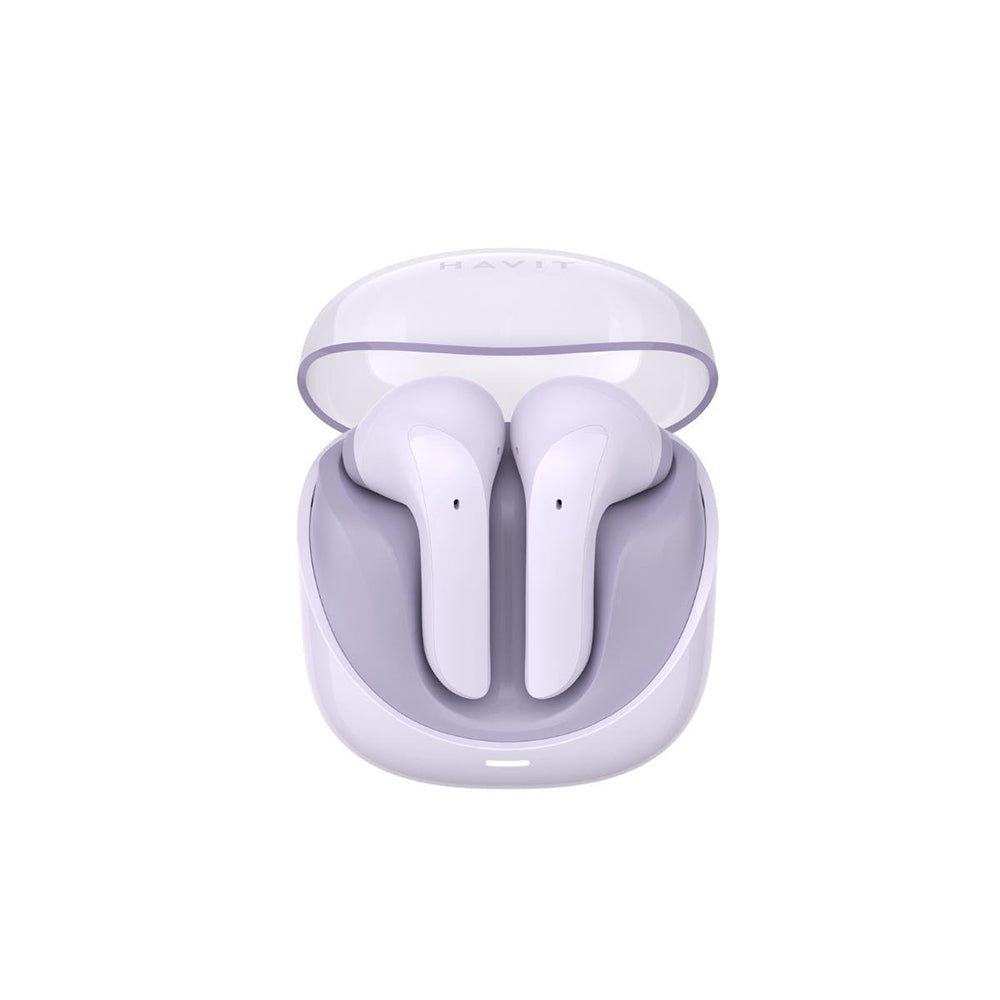 Écouteurs Bluetooth mains libres HAVIT Modern Buds TW974, TWS, Violet