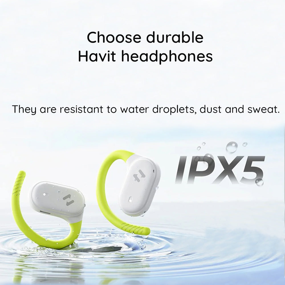 Handsfree Bluetooth HAVIT OWS915, TWS, Blanc