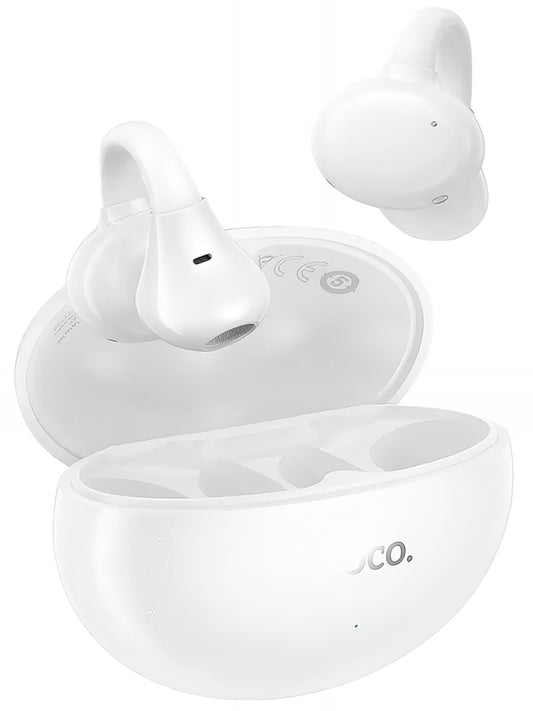 Kit mains libres Bluetooth HOCO EA8, TWS, Blanc