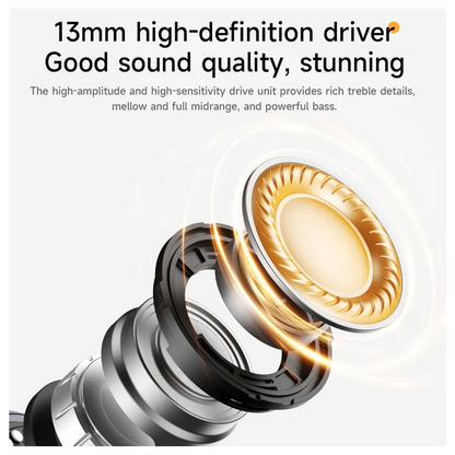 Kit mains libres Bluetooth HOCO EA8, TWS, Noir