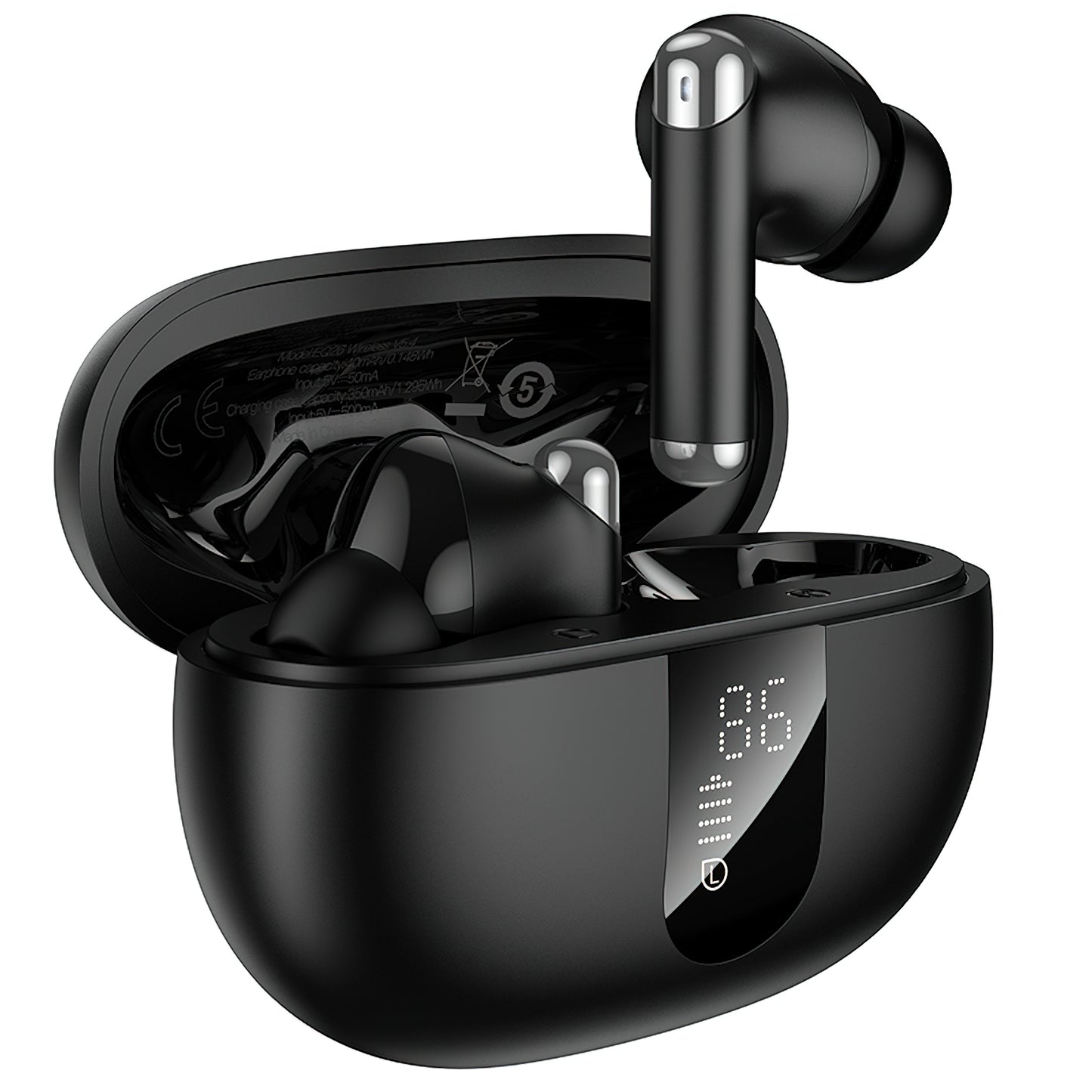 Kit mains libres Bluetooth HOCO EQ26, TWS, ANC, Noir