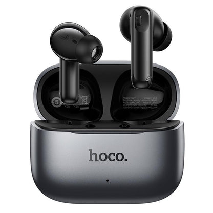 Kit mains libres Bluetooth HOCO EQ27 AI Translation, TWS, ANC, Gris