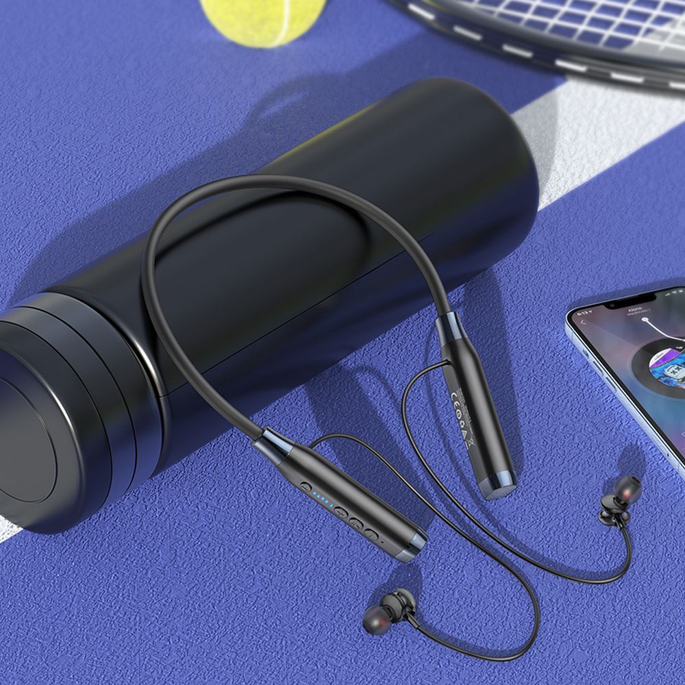 Kit mains libres Bluetooth HOCO ES62, A2DP, Noir