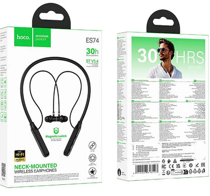 Kit mains libres Bluetooth HOCO ES74, A2DP, Noir