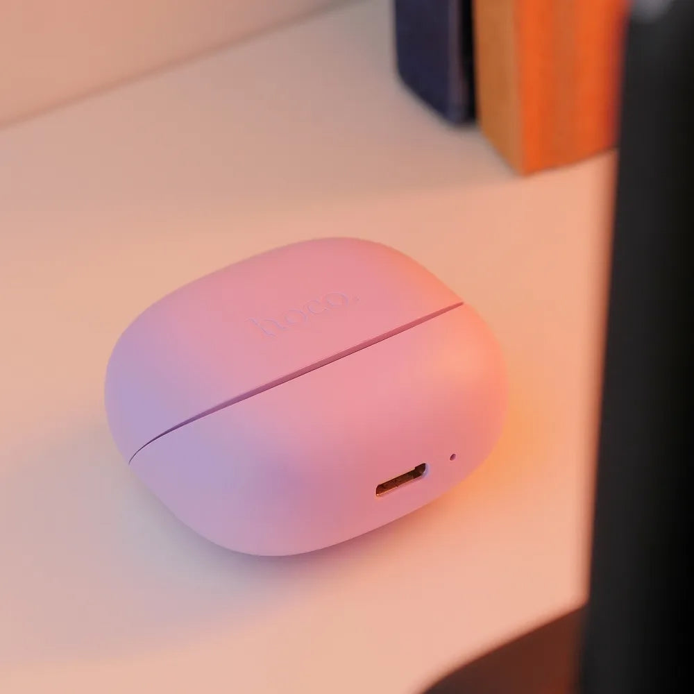 Kit mains libres Bluetooth HOCO EW200, TWS, Mauve