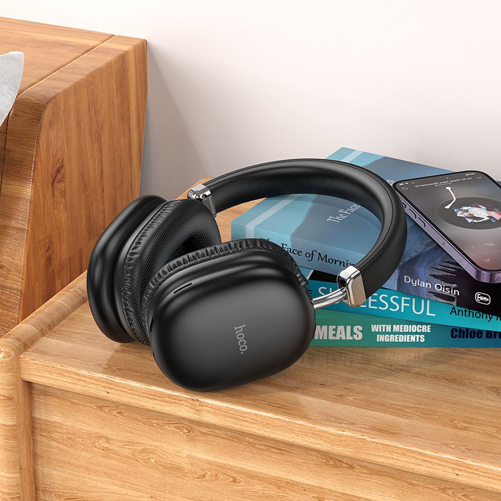 Kit mains libres Bluetooth HOCO W35 Max, A2DP, Noir