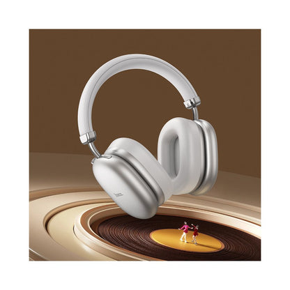 Kit mains libres Bluetooth HOCO W35 Max, A2DP, ANC, Argenté