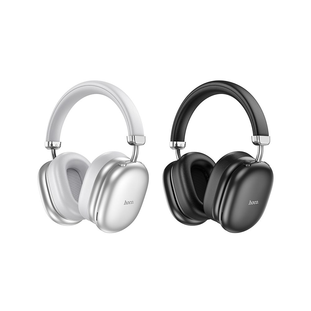 Kit mains libres Bluetooth HOCO W35 Max, A2DP, ANC, Argenté