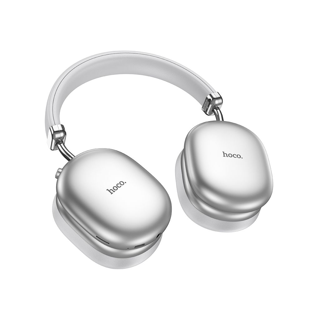 Kit mains libres Bluetooth HOCO W35 Max, A2DP, ANC, Argenté