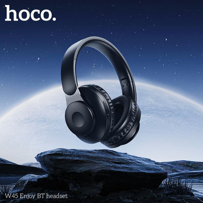 Casque Bluetooth HOCO W45, A2DP, Noir