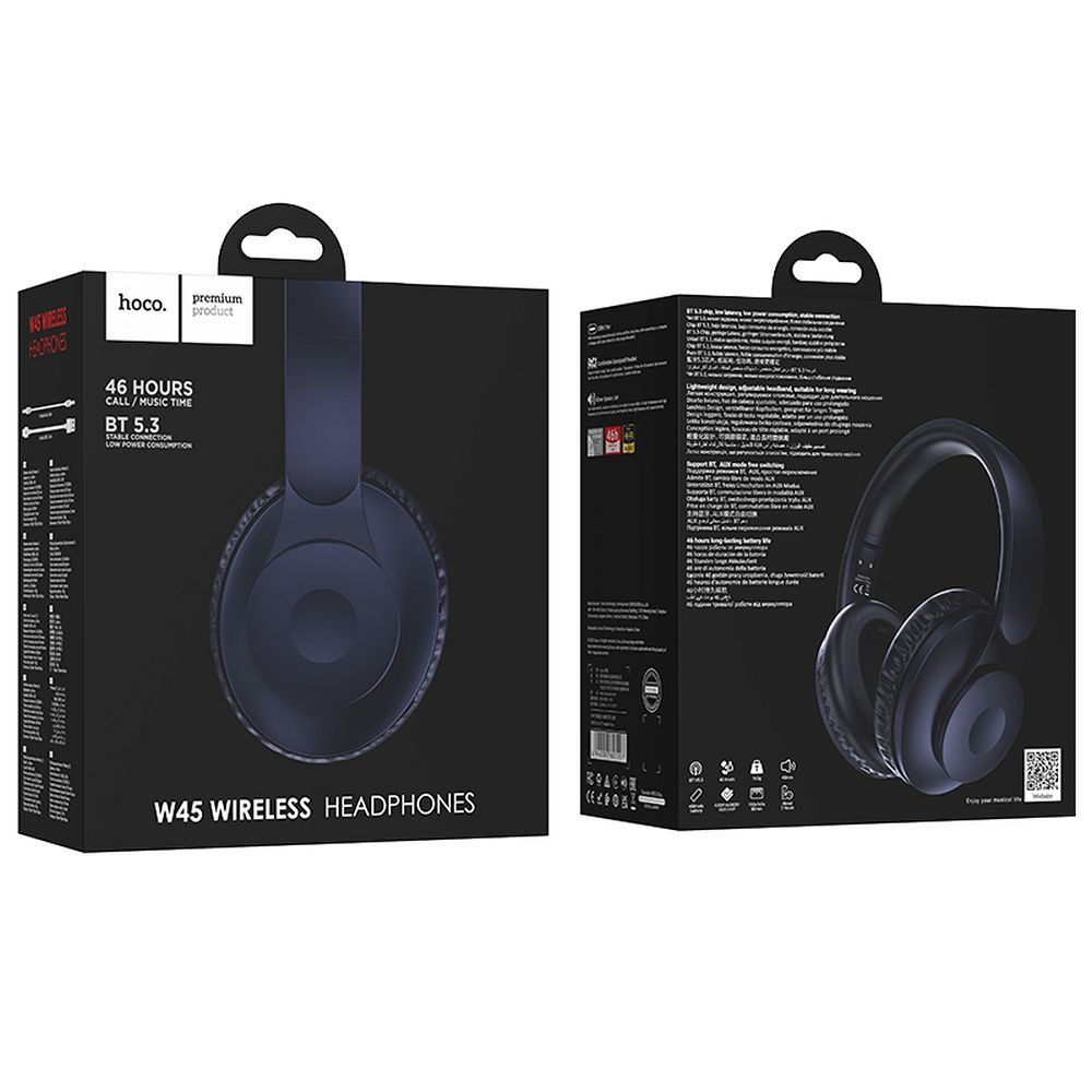 HOCO W45 Bluetooth Handsfree, A2DP, Blue