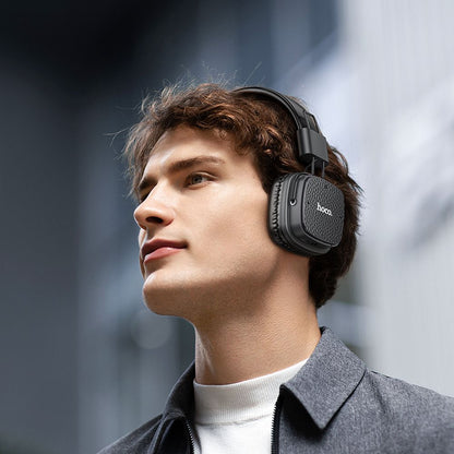 Kit mains libres Bluetooth HOCO W56, A2DP, Noir