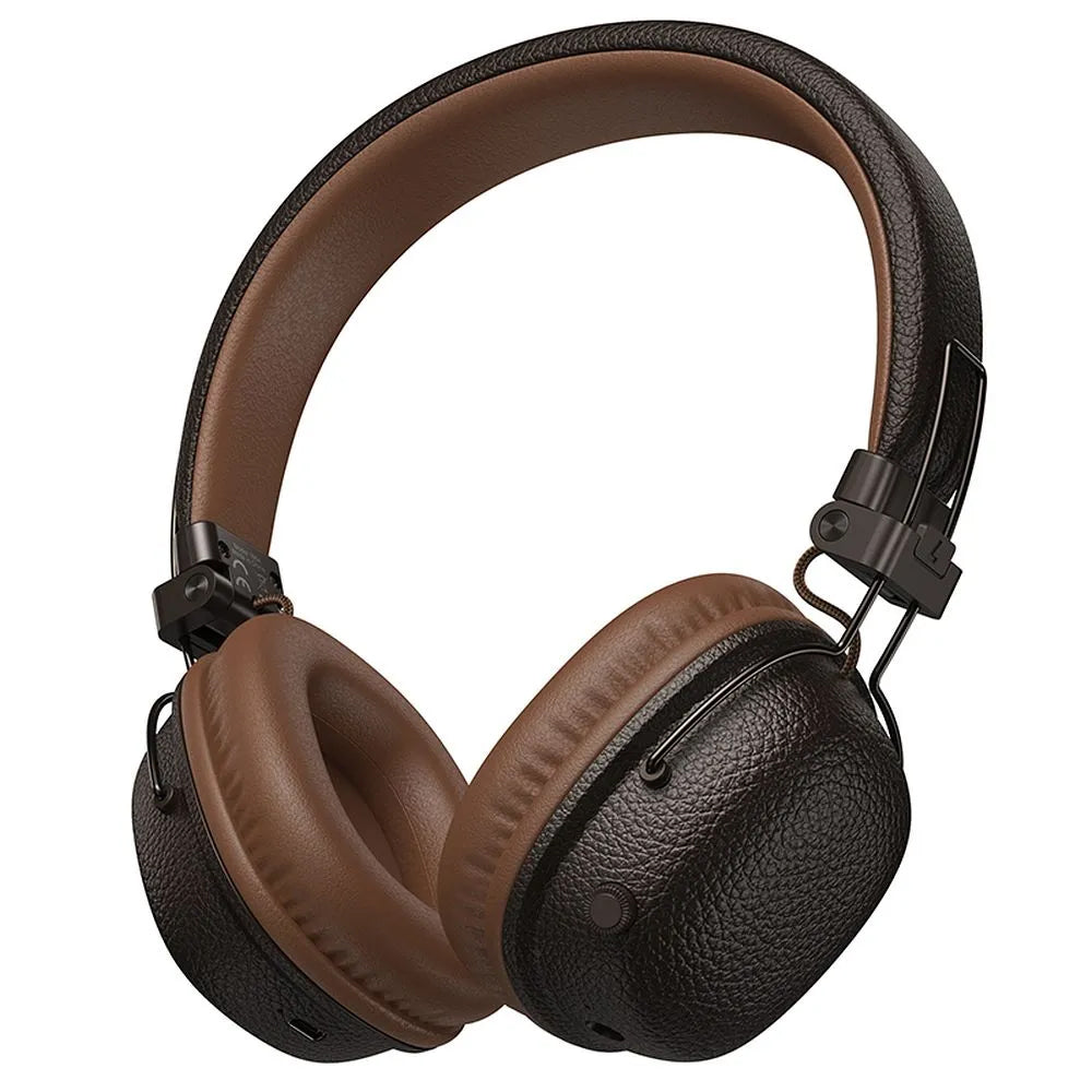Kit mains libres Bluetooth HOCO W64, A2DP, Marron