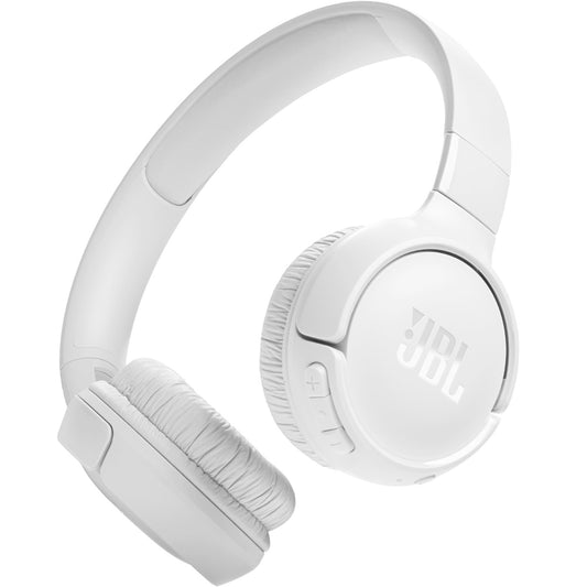 Kit mains libres Bluetooth JBL Tune 525BT, MultiPoint, A2DP, Blanc JBLT525BTWHT