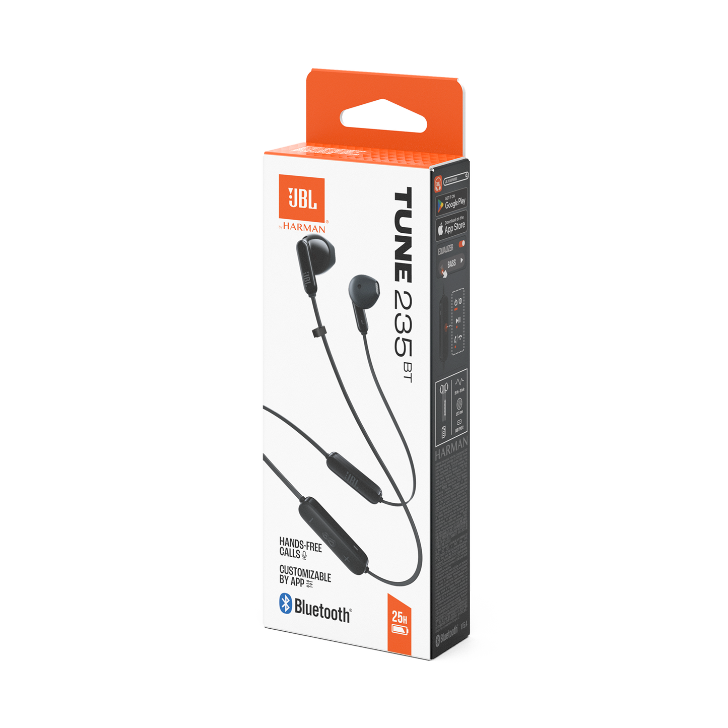 Kit mains libres Bluetooth JBL Tune 235BT, MultiPoint, A2DP, Noir JBLT235BTBLK