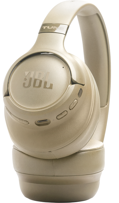 Kit mains libres Bluetooth JBL Tune 780NC, MultiPoint, A2DP, ANC, Beige JBLT780NCBEG