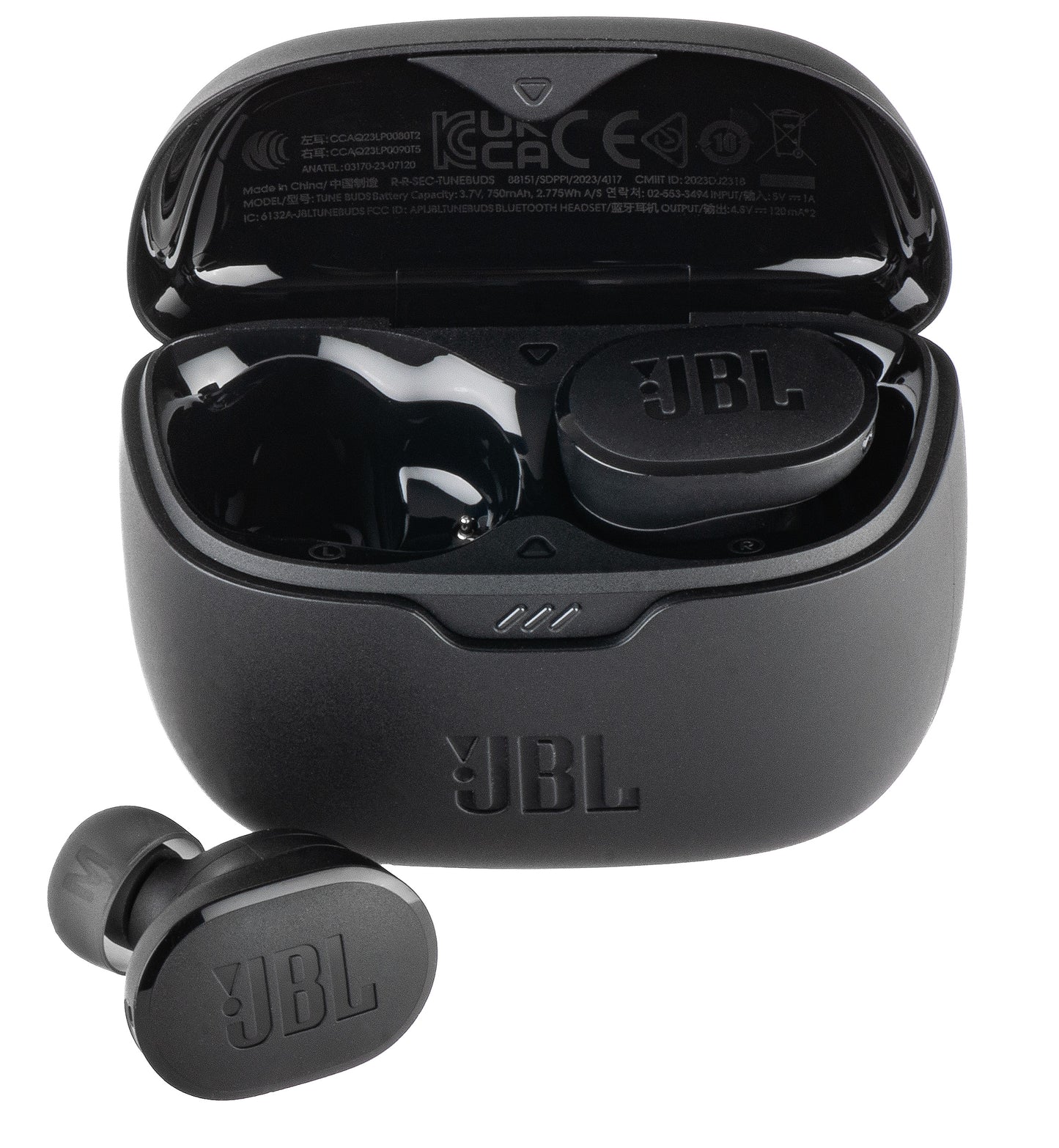 Écouteurs Bluetooth JBL Tune Buds, TWS, ANC, Multipoint, Noir JBLTBUDSBLK