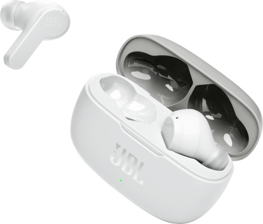 Kit mains libres Bluetooth JBL Wave 200TWS, TWS, Blanc