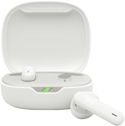 Kit mains libres Bluetooth JBL Wave Flex 2, TWS, ANC, MultiPoint, Blanc JBLWFLEX2WHT