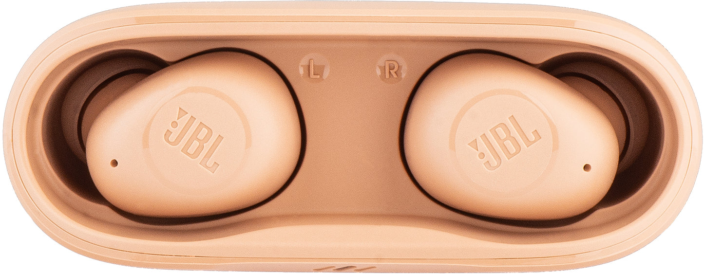 Kit mains libres Bluetooth JBL Wave Buds, TWS, Beige JBLWBUDSBEG