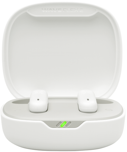 Kit mains libres Bluetooth JBL Wave Flex 2, TWS, ANC, MultiPoint, Blanc JBLWFLEX2WHT