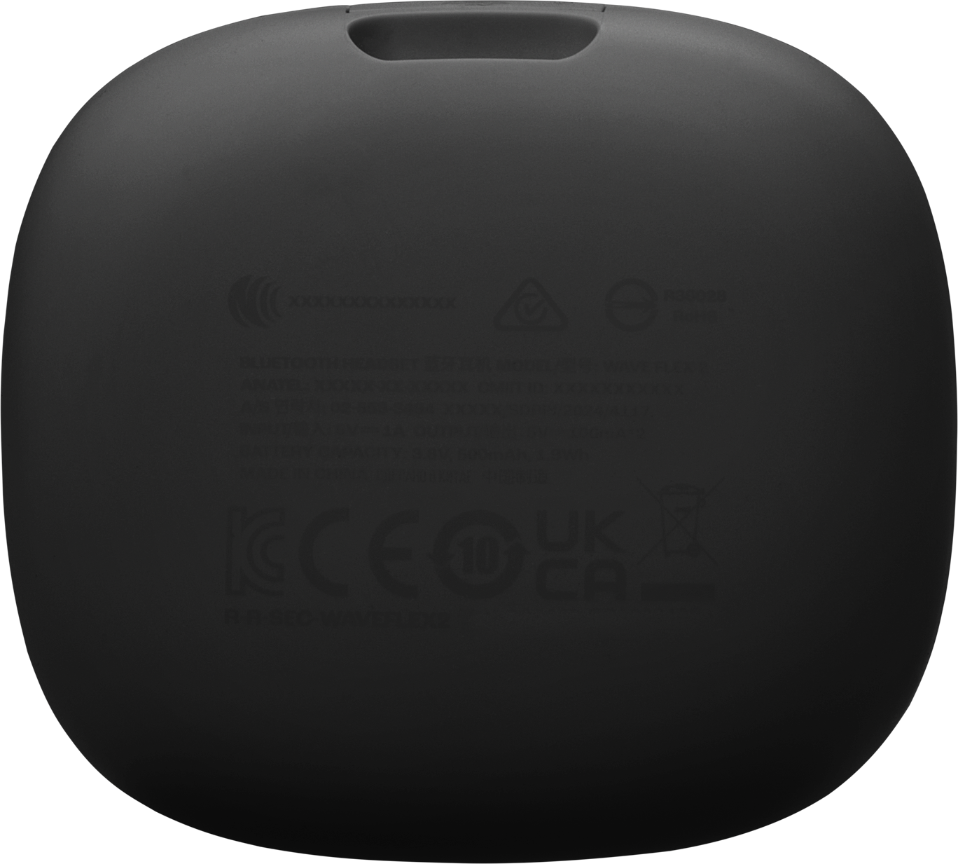 Kit mains libres Bluetooth JBL Wave Flex 2, TWS, ANC, MultiPoint, Noir JBLWFLEX2BLK