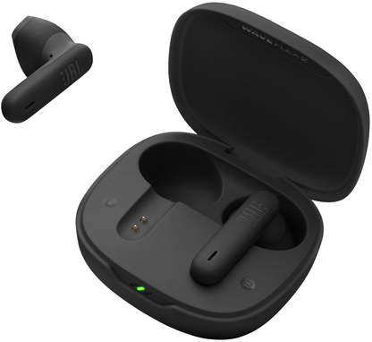 Kit mains libres Bluetooth JBL Wave Flex 2, TWS, ANC, MultiPoint, Noir JBLWFLEX2BLK