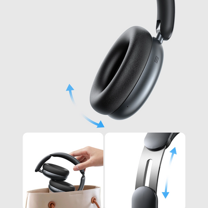 Kit mains libres Bluetooth Joyroom JR-JH1, A2DP, ANC, Noir