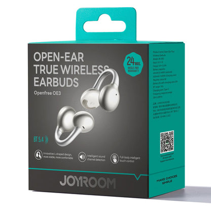 Kit mains libres Bluetooth Joyroom Openfree JR-OE3, TWS, Argenté