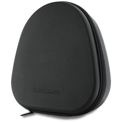 Kit mains libres Bluetooth Karl Lagerfeld Saffiano Elongated, A2DP, ANC, Gris