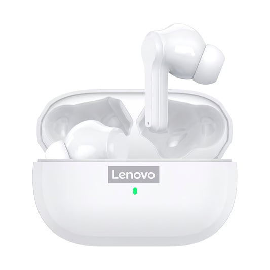 Mains libres Bluetooth Lenovo LP1S, TWS, Blanc 