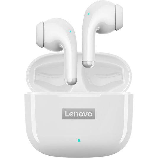 Kit mains libres Bluetooth Lenovo LP40 Pro, TWS, Blanc