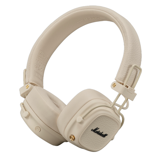 Kit mains libres Bluetooth Marshall Major V, A2DP, Crème, Reconditionné