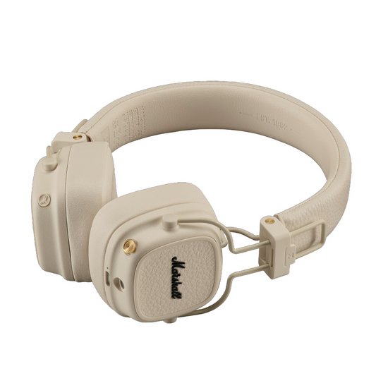 Kit mains libres Bluetooth Marshall Major V, A2DP, Crème, Reconditionné