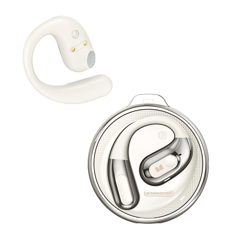 Handsfree Bluetooth Monster AC330 AI Translation, TWS, White