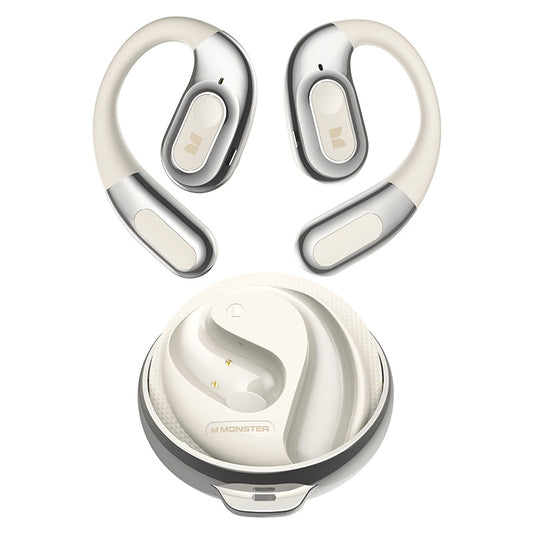 Kit mains libres Bluetooth Monster AC330 AI Traduction, TWS, Blanc