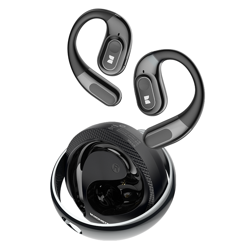 Handsfree Bluetooth Monster AC330 AI Translation, TWS, Black