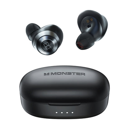 Kit mains libres Bluetooth Monster Achieve 100 AirLinks, TWS, Noir